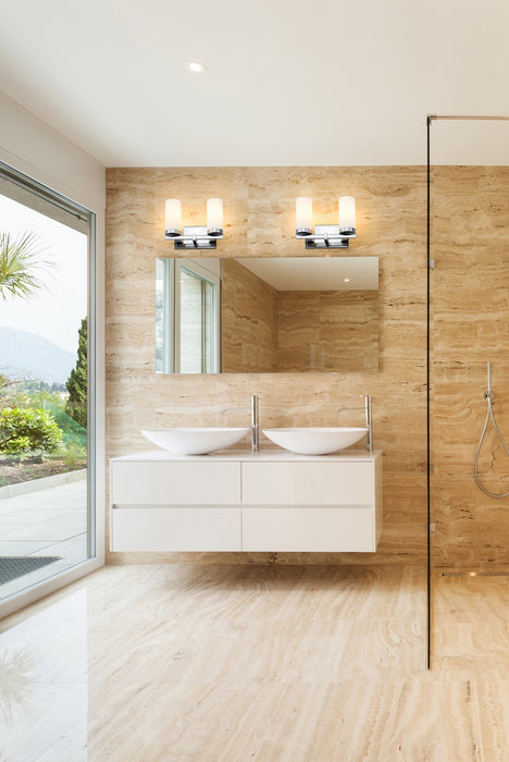 Z-Lite - 3044-2V-CH - Two Light Vanity - Danica - Chrome