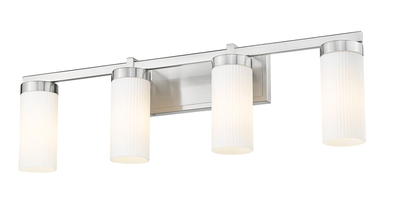 Z-Lite - 3044-4V-BN - Four Light Vanity - Danica - Brushed Nickel