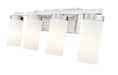Z-Lite - 3044-4V-BN - Four Light Vanity - Danica - Brushed Nickel