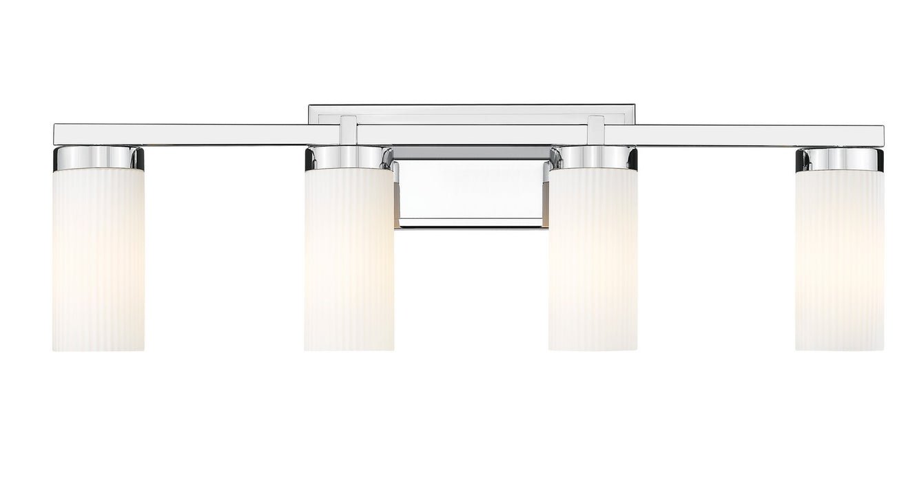 Z-Lite - 3044-4V-CH - Four Light Vanity - Danica - Chrome