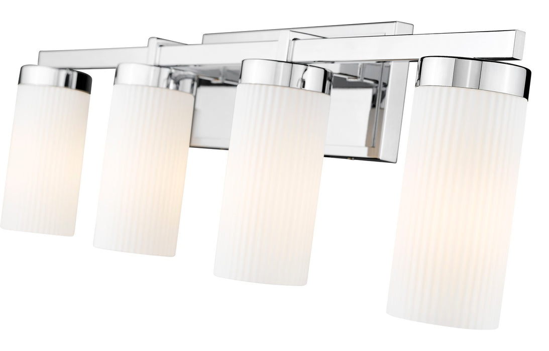 Z-Lite - 3044-4V-CH - Four Light Vanity - Danica - Chrome