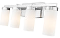 Z-Lite - 3044-4V-CH - Four Light Vanity - Danica - Chrome