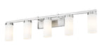 Z-Lite - 3044-5V-BN - Five Light Vanity - Danica - Brushed Nickel