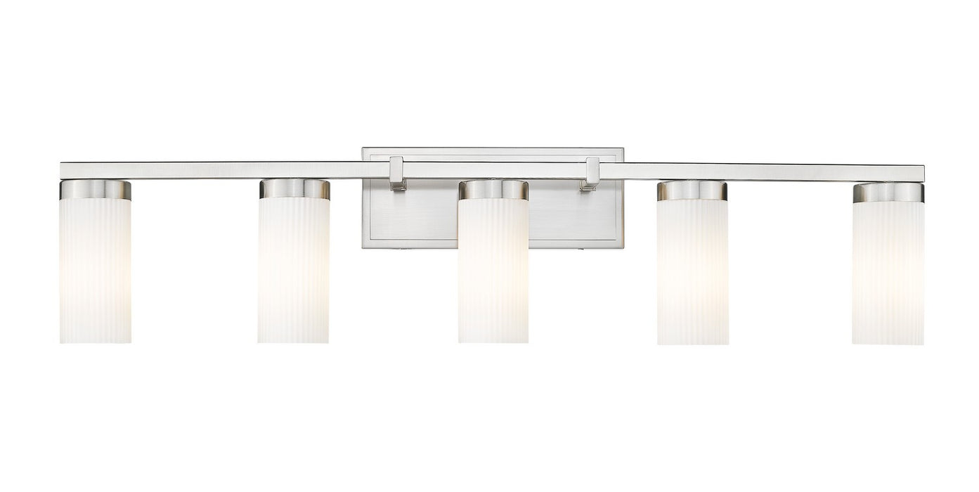 Z-Lite - 3044-5V-BN - Five Light Vanity - Danica - Brushed Nickel