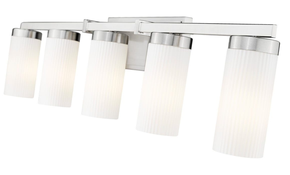 Z-Lite - 3044-5V-BN - Five Light Vanity - Danica - Brushed Nickel