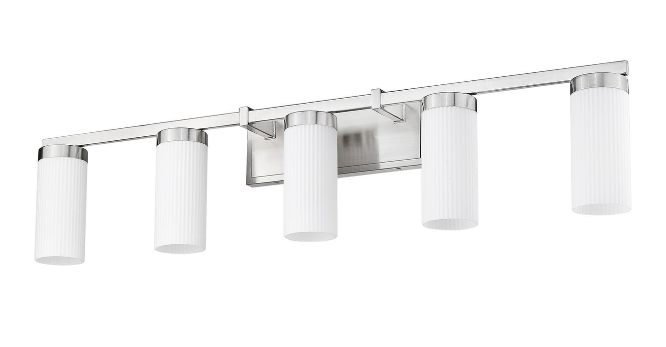 Z-Lite - 3044-5V-BN - Five Light Vanity - Danica - Brushed Nickel