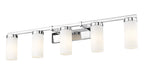 Z-Lite - 3044-5V-CH - Five Light Vanity - Danica - Chrome
