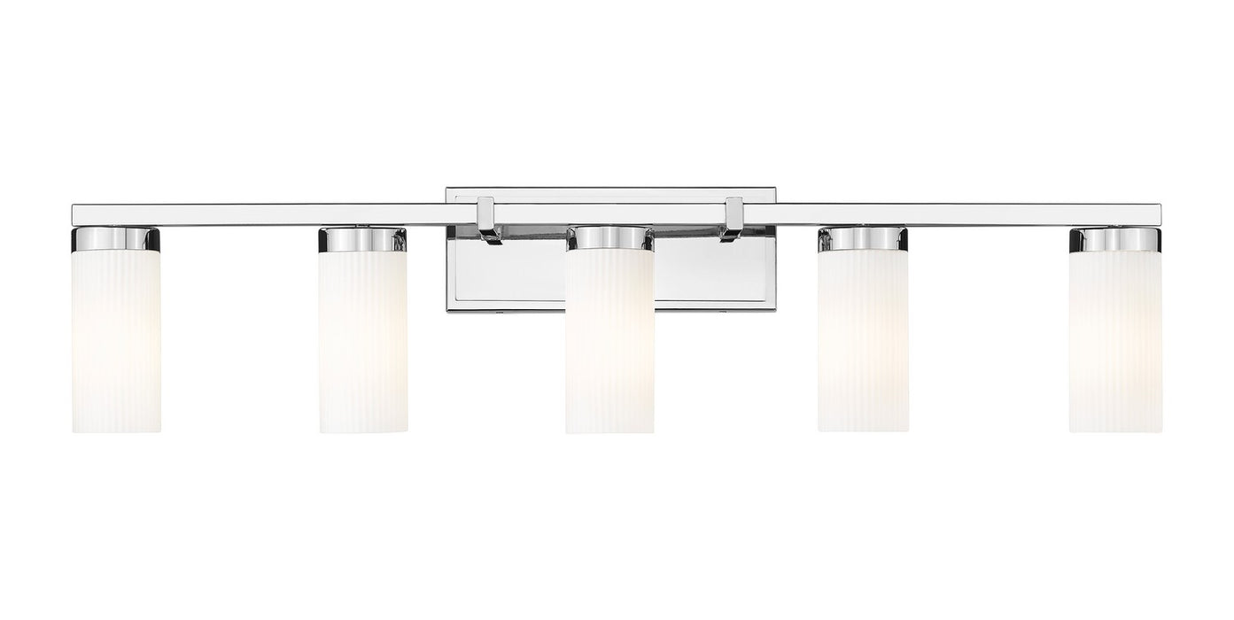 Z-Lite - 3044-5V-CH - Five Light Vanity - Danica - Chrome