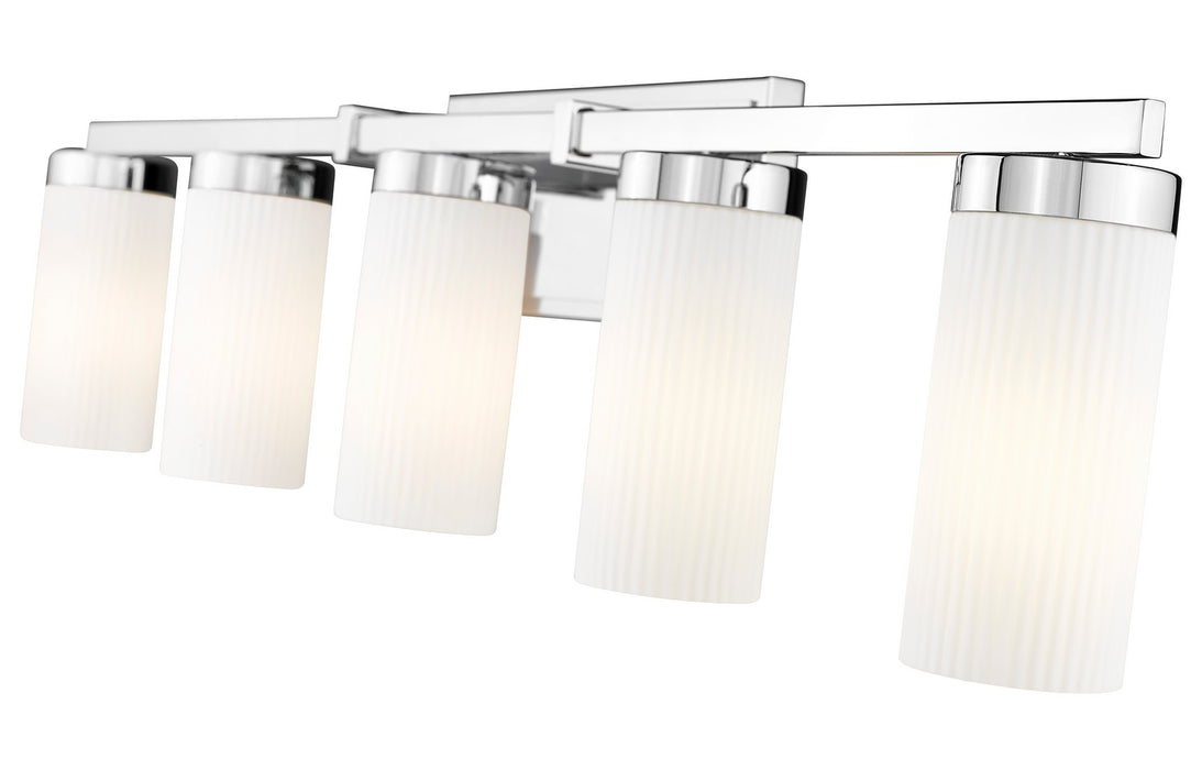 Z-Lite - 3044-5V-CH - Five Light Vanity - Danica - Chrome