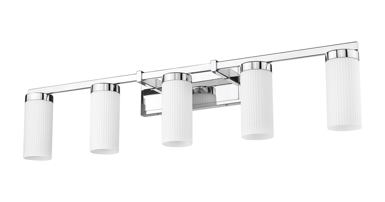 Z-Lite - 3044-5V-CH - Five Light Vanity - Danica - Chrome