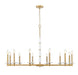Z-Lite - 3045-12MGLD - 12 Light Chandelier - Kaden - Modern Gold