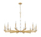Z-Lite - 3045-12MGLD - 12 Light Chandelier - Kaden - Modern Gold