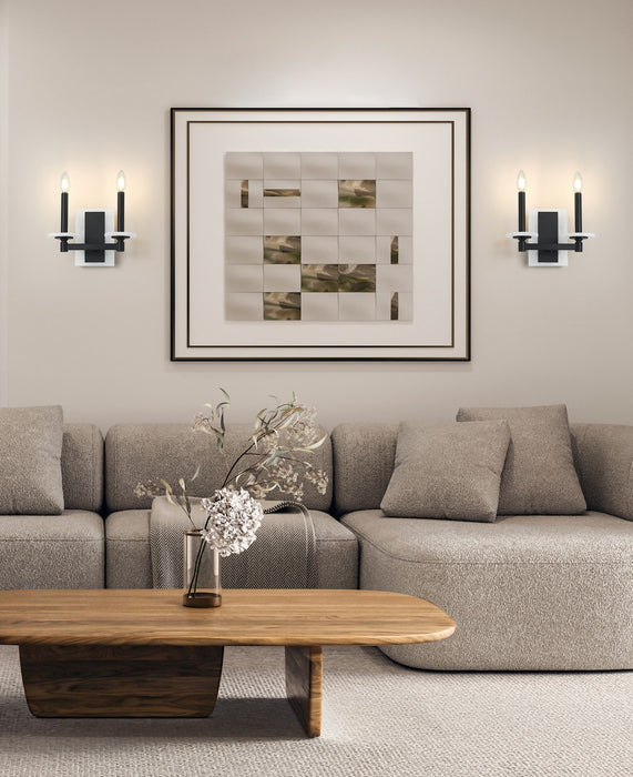 Z-Lite - 3045-2S-MB - Two Light Wall Sconce - Kaden - Matte Black