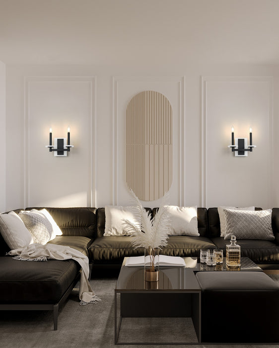 Z-Lite - 3045-2S-MB - Two Light Wall Sconce - Kaden - Matte Black