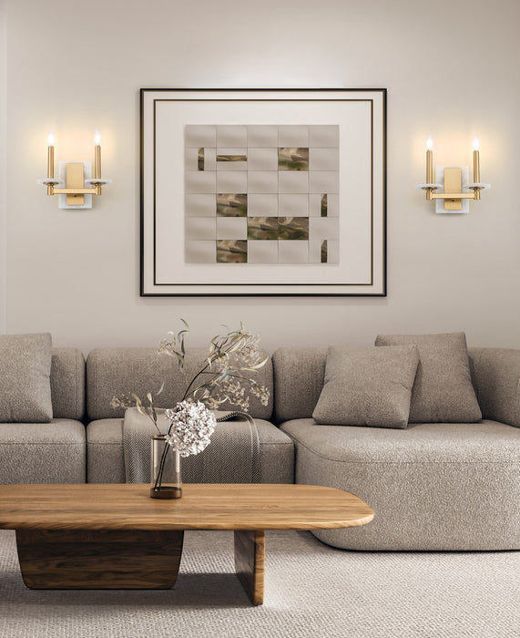 Z-Lite - 3045-2S-MGLD - Two Light Wall Sconce - Kaden - Modern Gold