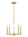 Z-Lite - 3045-5MGLD - Five Light Chandelier - Kaden - Modern Gold