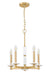 Z-Lite - 3045-5MGLD - Five Light Chandelier - Kaden - Modern Gold