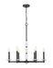 Z-Lite - 3045-6MB - Six Light Chandelier - Kaden - Matte Black