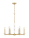 Z-Lite - 3045-6MGLD - Six Light Chandelier - Kaden - Modern Gold