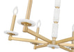 Z-Lite - 3045-6MGLD - Six Light Chandelier - Kaden - Modern Gold