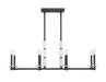 Z-Lite - 3045-8L-MB - Eight Light Linear Chandelier - Kaden - Matte Black