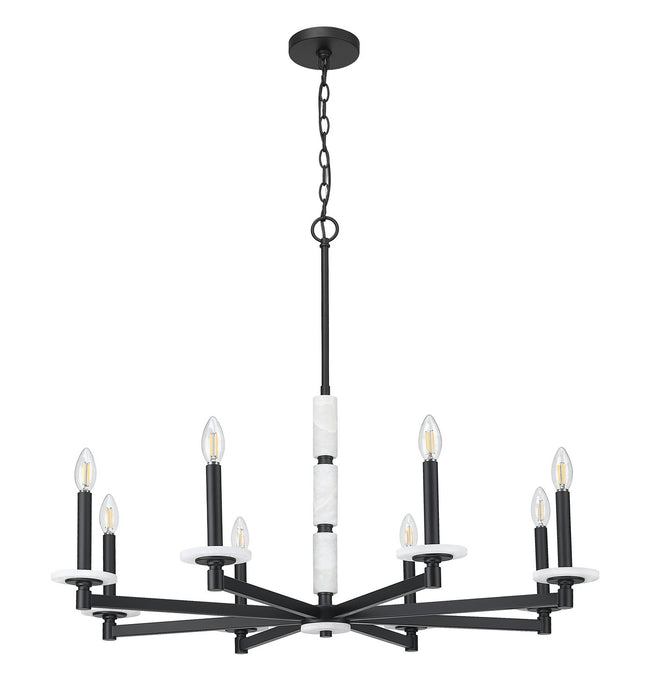 Z-Lite - 3045-8MB - Eight Light Chandelier - Kaden - Matte Black