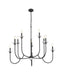 Z-Lite - 352-10MB - Ten Light Chandelier - Allistair - Matte Black