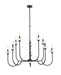 Z-Lite - 352-10MB - Ten Light Chandelier - Allistair - Matte Black