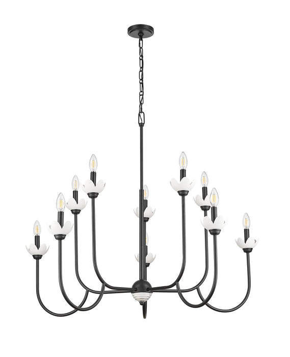Z-Lite - 352-10MB - Ten Light Chandelier - Allistair - Matte Black
