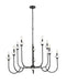 Z-Lite - 352-10MB - Ten Light Chandelier - Allistair - Matte Black