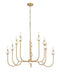 Z-Lite - 352-10MGLD - Ten Light Chandelier - Allistair - Modern Gold