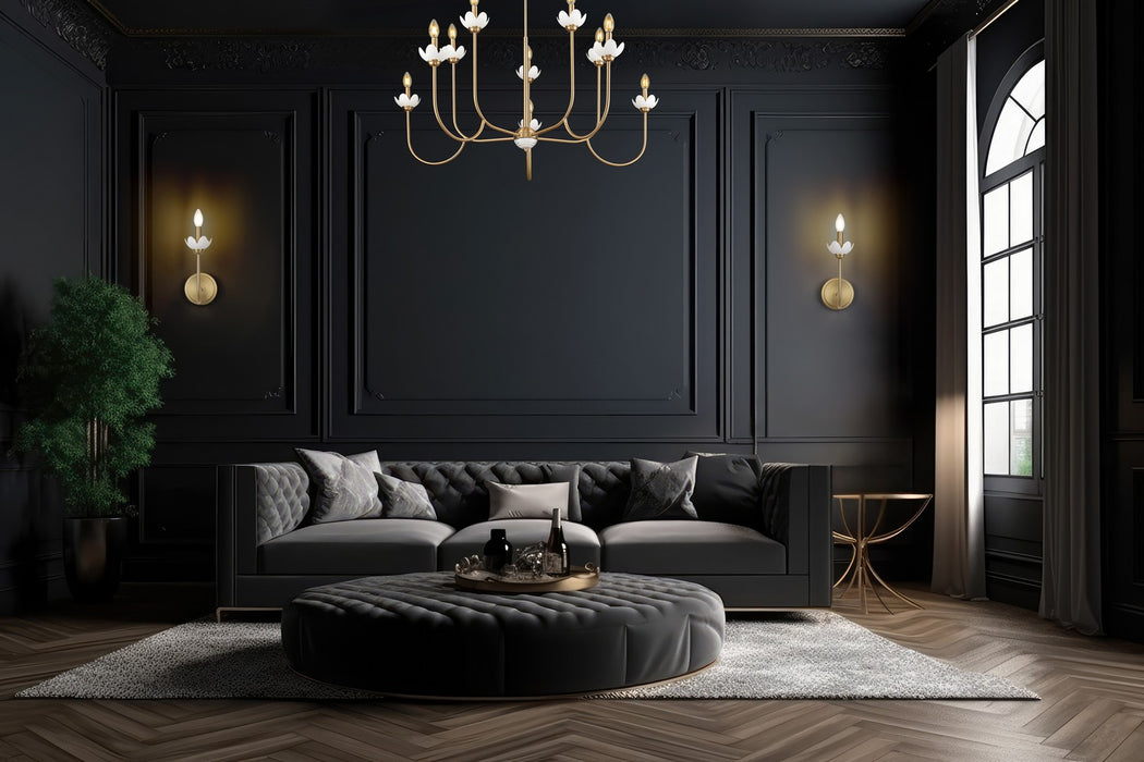 Z-Lite - 352-10MGLD - Ten Light Chandelier - Allistair - Modern Gold