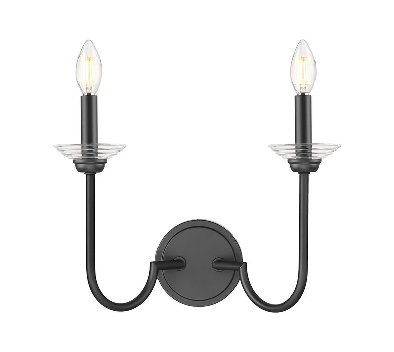 Z-Lite - 352-2S-MB - Two Light Wall Sconce - Allistair - Matte Black