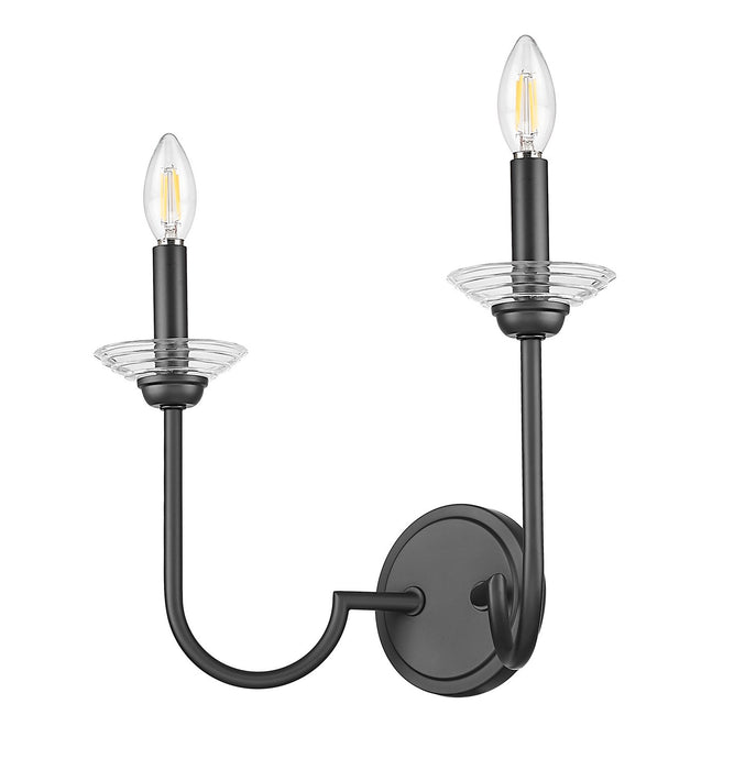 Z-Lite - 352-2S-MB - Two Light Wall Sconce - Allistair - Matte Black