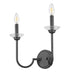 Z-Lite - 352-2S-MB - Two Light Wall Sconce - Allistair - Matte Black