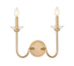 Z-Lite - 352-2S-MGLD - Two Light Wall Sconce - Allistair - Modern Gold