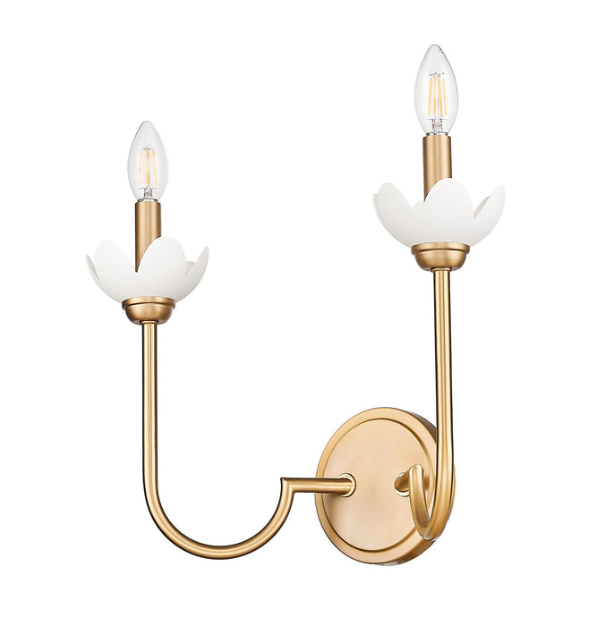 Z-Lite - 352-2S-MGLD - Two Light Wall Sconce - Allistair - Modern Gold