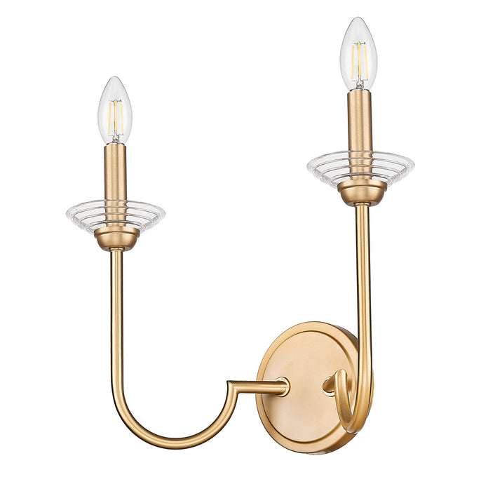 Z-Lite - 352-2S-MGLD - Two Light Wall Sconce - Allistair - Modern Gold