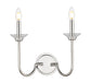 Z-Lite - 352-2S-PN - Two Light Wall Sconce - Allistair - Polished Nickel