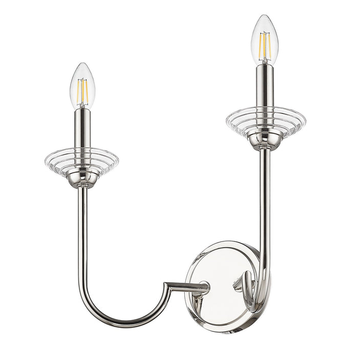 Z-Lite - 352-2S-PN - Two Light Wall Sconce - Allistair - Polished Nickel