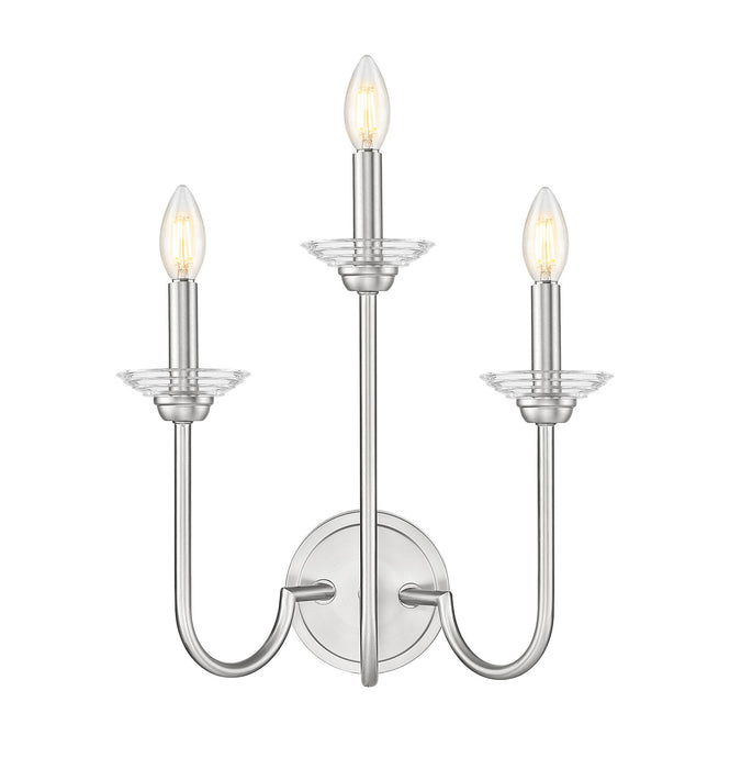 Z-Lite - 352-3S-BN - Three Light Wall Sconce - Allistair - Brushed Nickel