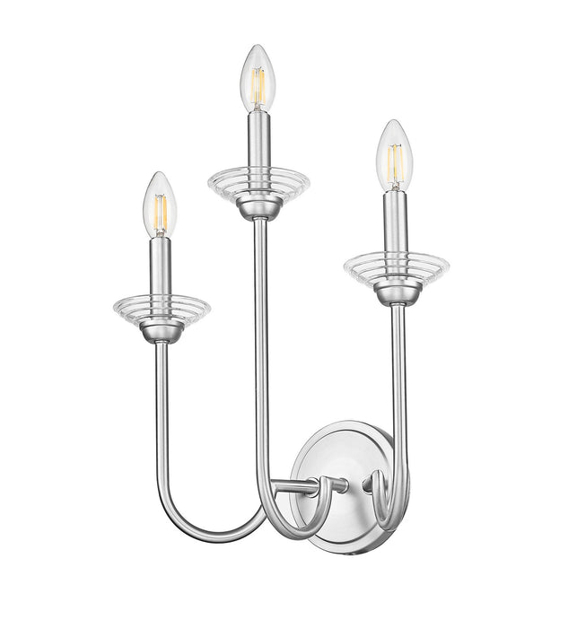 Z-Lite - 352-3S-BN - Three Light Wall Sconce - Allistair - Brushed Nickel