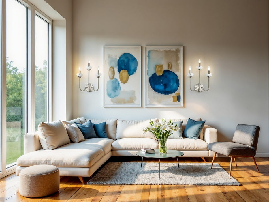 Z-Lite - 352-3S-BN - Three Light Wall Sconce - Allistair - Brushed Nickel