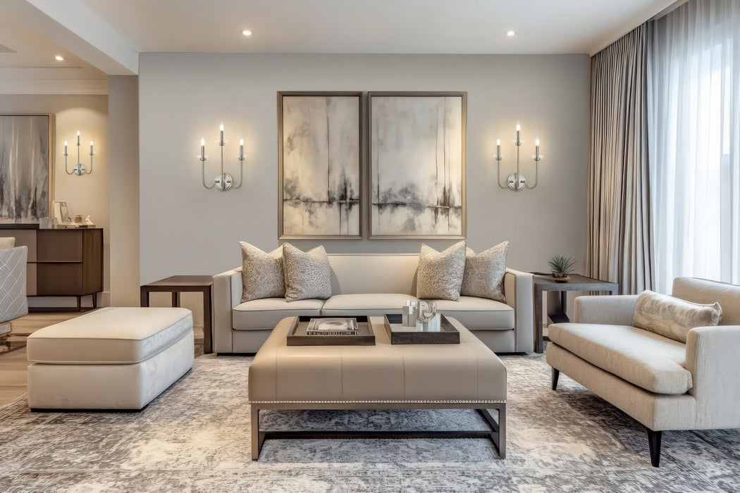 Z-Lite - 352-3S-BN - Three Light Wall Sconce - Allistair - Brushed Nickel