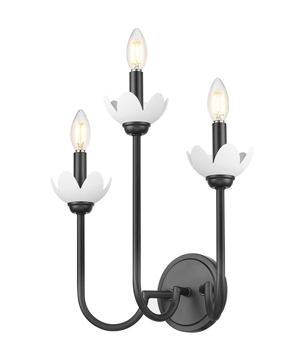 Z-Lite - 352-3S-MB - Three Light Wall Sconce - Allistair - Matte Black