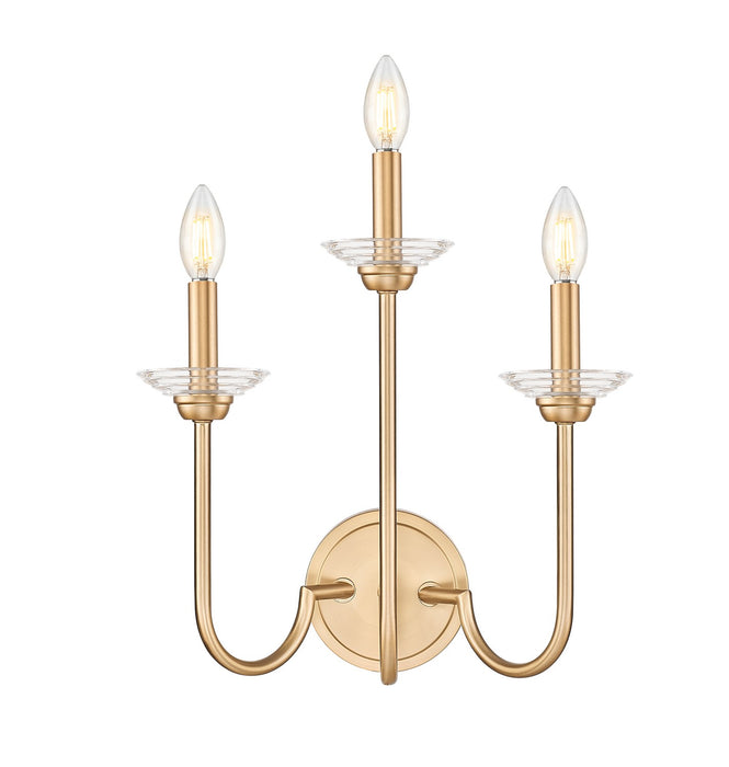 Z-Lite - 352-3S-MGLD - Three Light Wall Sconce - Allistair - Modern Gold