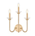 Z-Lite - 352-3S-MGLD - Three Light Wall Sconce - Allistair - Modern Gold