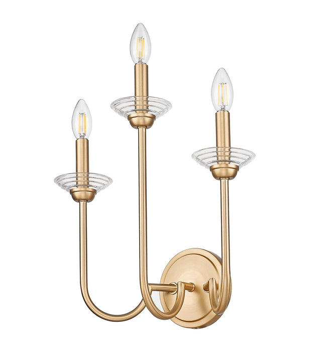 Z-Lite - 352-3S-MGLD - Three Light Wall Sconce - Allistair - Modern Gold