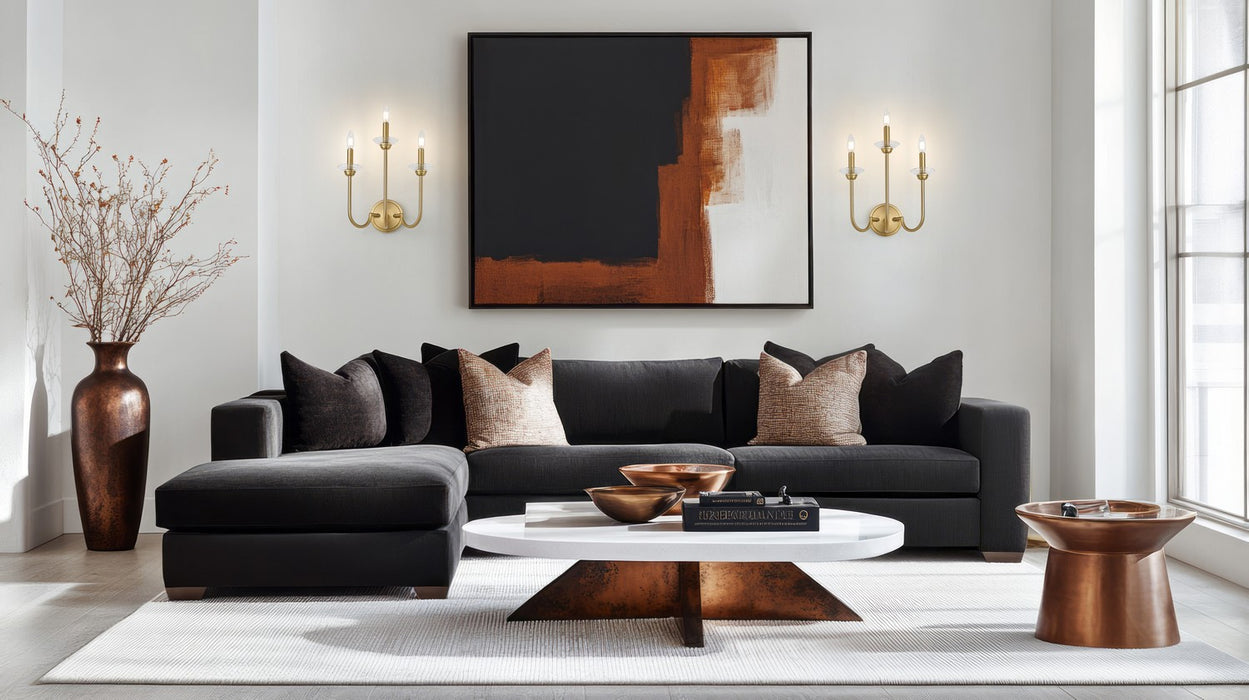 Z-Lite - 352-3S-MGLD - Three Light Wall Sconce - Allistair - Modern Gold