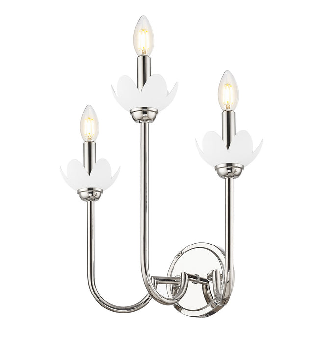 Z-Lite - 352-3S-PN - Three Light Wall Sconce - Allistair - Polished Nickel